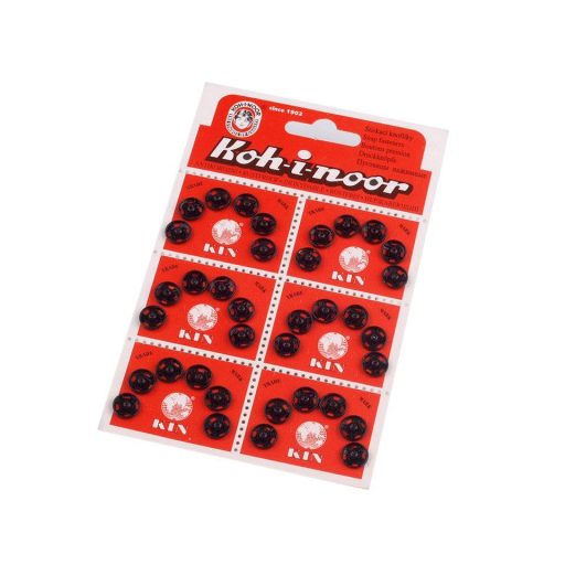 Patent fém / összenyomható gomb 1 és 2-es