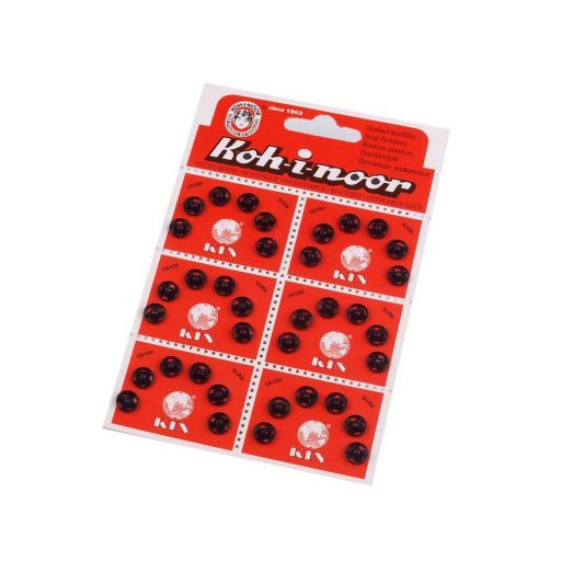 Patent fém / összenyomható gomb 1 és 2-es