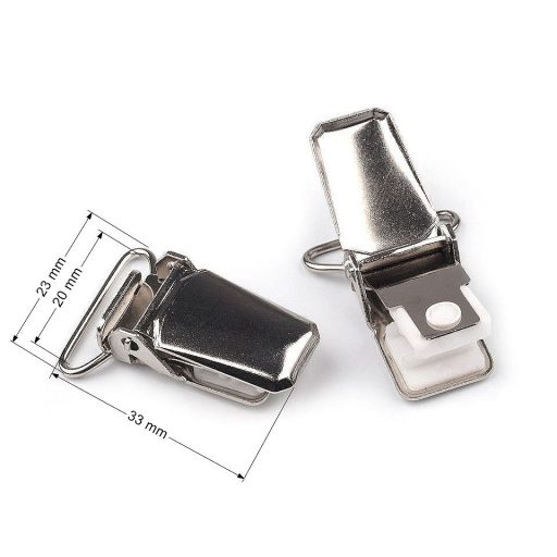 Nadrágtartó csipesz 20 mm