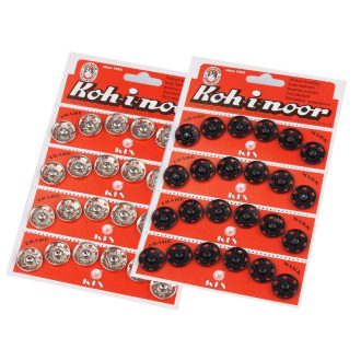 Patent fém / összenyomható gomb 7-es