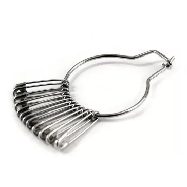 Biztostű hossza 19 mm - nikkel (100 bunch)