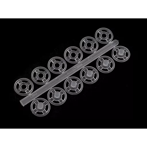Felvarrható műanyag patent / összenyomható gomb Ø7mm - Ø 15 mm