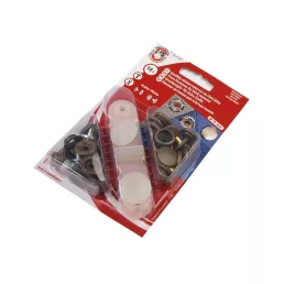   Rugós patent-Dzseki patent Ø15 mm erős anyagokra, antik réz