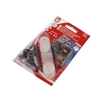   Rugós patent-Dzseki patent Ø15 mm erős anyagokra, antik réz