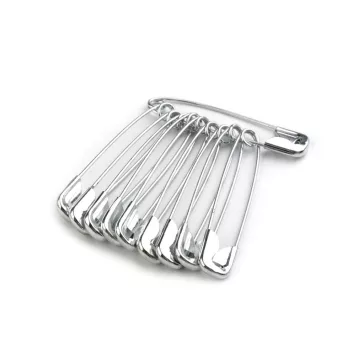 Biztostű hossza 37 mm - nikkel (5 bunch)
