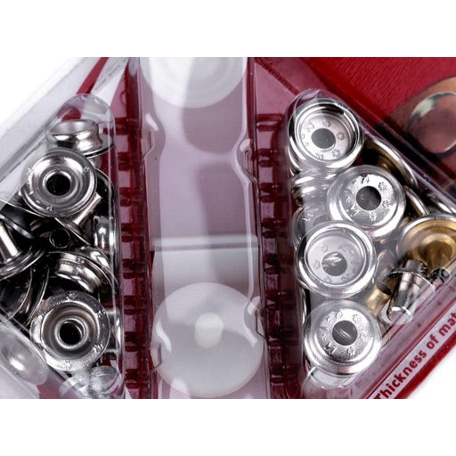 Rugós patent-Dzseki patent vastag anyagokra, magas szegecs