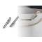 Fém zsinórvég 4x19 mm papírtáskára