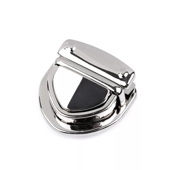 Fém táska zár 45x45 mm kapocs - 1 nikkel (1 szett) Fém táska zár 45x45 mm kapocs - 1 nikkel (1 szett)