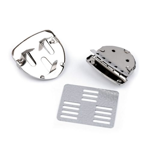 Fém táska zár 45x45 mm kapocs