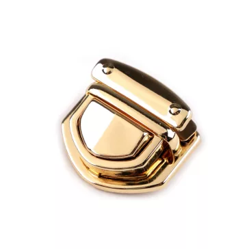   Fém táska zár 30x33 mm kapocs - 2 arany klasszik (30 szett)