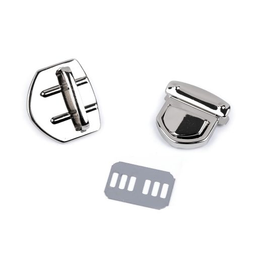 Fém táska zár 30x33 mm kapocs