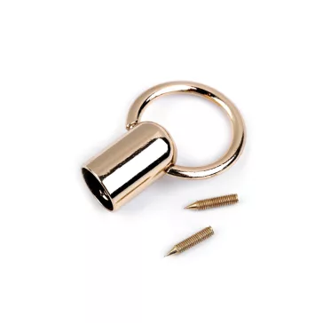 Táskafül vége Ø13 mm - 2 arany klasszik (40 szett)