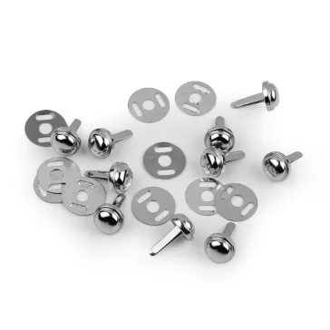   Kétlábú szög / fém lábak kézitáskákhoz Ø10 mm szegecs - 1 nikkel (1000 szett)