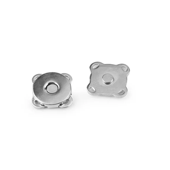 Felvarrható mágneses kapocs Ø10 mm - 1 nikkel (100 szett) Felvarrható mágneses kapocs Ø10 mm - 1 nikkel (100 szett)
