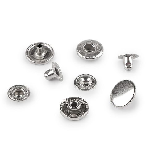 Beüthető automata fém paten Ø15 mm közepes vastag anyagra, nemesacél