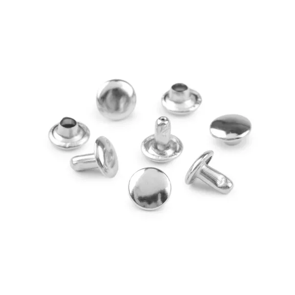 Duplafejü szegesc Ø7 mm üreges - 1 nikkel (100 pár) Duplafejü szegesc Ø7 mm üreges - 1 nikkel (100 pár)