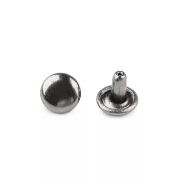 Duplafejü szegesc Ø7 mm üreges - 3 nikkel fekete (300 pr)