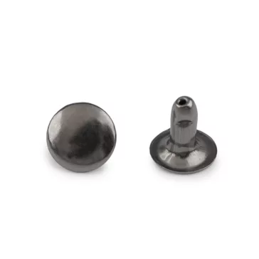 Szegecsek Ø8 mm üreges - 2 nikkel fekete (300 pr)