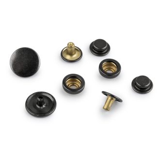   Kétoldalas rozsdamentes fém patentok Ø15 mm vastag anyagokhoz