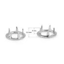 Roland Baby patentgombok Ø11 mm vastag anyagokhoz, laza - nikkel (1000 szett) Roland Baby patentgombok Ø11 mm vastag anyagokhoz, laza - nikkel (1000 szett)