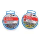 Üvegfejű gombostű hossz 31; 38 mm - 2 (38 mm) sárga (10 doboz) Üvegfejű gombostű hossz 31; 38 mm - 2 (38 mm) sárga (10 doboz)
