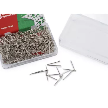   Teljesen fémből készült csapok, 14 mm hosszú sárgaréz - nikkel (10 doboz)