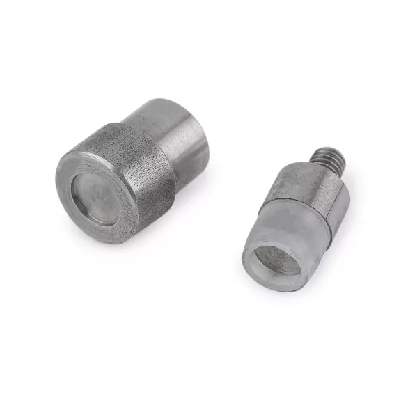 Szegecselő beütő aparát dupafejű Ø12 mm - nikkel (1 szett) Szegecselő beütő aparát dupafejű Ø12 mm - nikkel (1 szett)