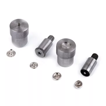   Beütő szerszám fém, sárgaréz és rozsdamentes patentekhez Ø12 mm - nikkel (3 db-os csomagolás)