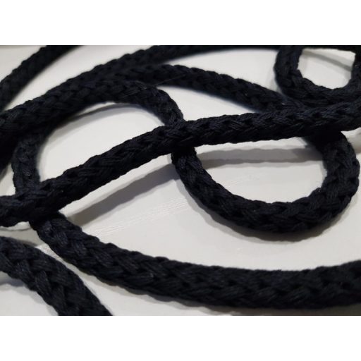 Fekete kötött pamut zsinór