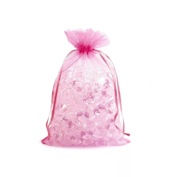 Organza ajándéktasak 17x23 cm - 8 rózsás pink vil. (10 db-os csomagolás) Organza ajándéktasak 17x23 cm - 8 rózsás pink vil. (10 db-os csomagolás)