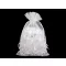 Organza ajándéktasak 17x23 cm - 1 fehér (100 db-os csomagolás)