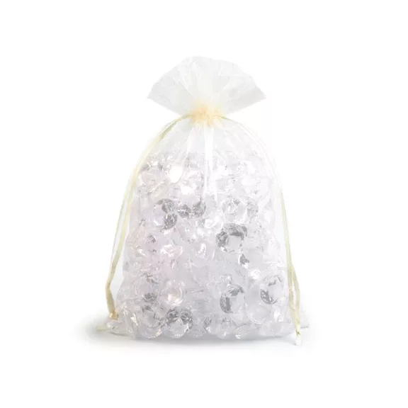 Organza ajándéktasak 17x23 cm - 4 krém világos (100 db-os csomagolás) Organza ajándéktasak 17x23 cm - 4 krém világos (100 db-os csomagolás)