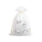 Organza ajándéktasak 17x23 cm - 4 krém világos (10 db-os csomagolás)