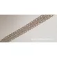 Natúr bézs kevertszálas len szalag csipke 2,6cm-es, LCS2