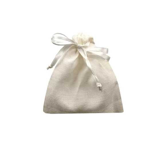 Ajándék tasak 8x8 cm textil zsák - 1 természetes fehér (1 db-os csomagolás) Ajándék tasak 8x8 cm textil zsák - 1 természetes fehér (1 db-os csomagolás)