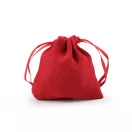 Ajándék tasak 8x8 cm textil zsák - 5 piros (1 db-os csomagolás) Ajándék tasak 8x8 cm textil zsák - 5 piros (1 db-os csomagolás)