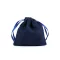 Ajándék tasak 8x8 cm textil zsák - 7 blue dark (50 db-os csomagolás)