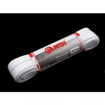 Cipőfűző 100 cm-es - 1 (1101) fehér (3 pr)