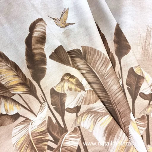 Aranyerdő pamutperkál 220 cm széles - luxus textil