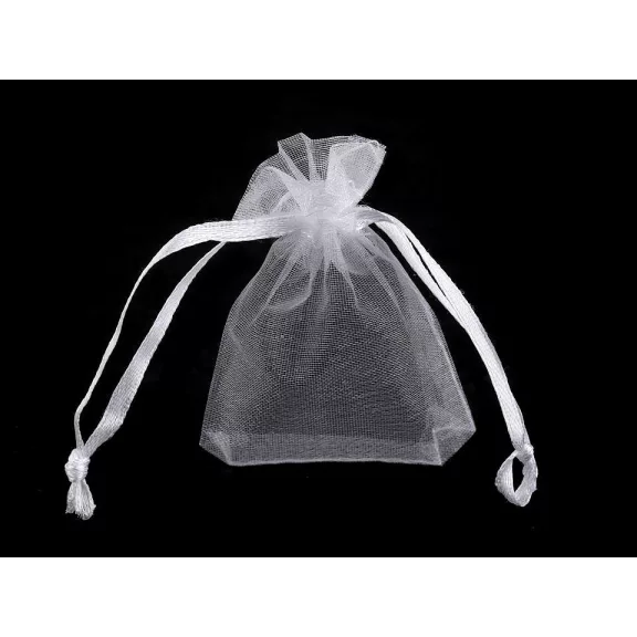 Organza ajándéktasak 4,5x7 cm - 1 fehér (100 db-os csomagolás) Organza ajándéktasak 4,5x7 cm - 1 fehér (100 db-os csomagolás)