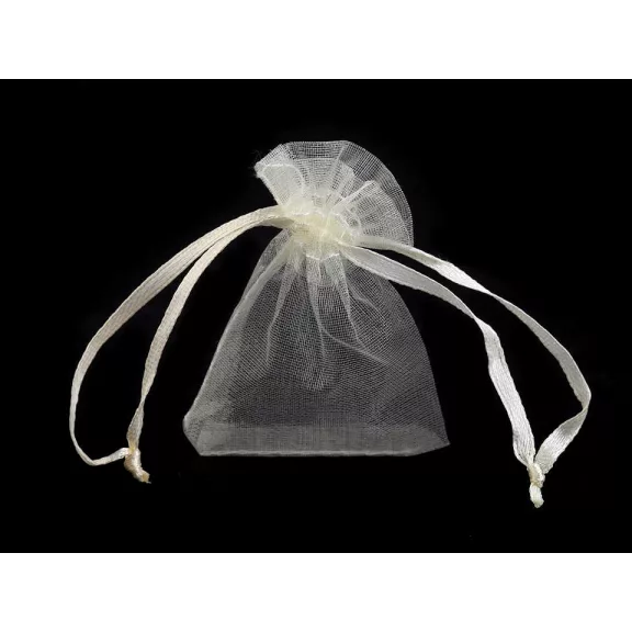 Organza ajándéktasak 4,5x7 cm - 2 világos krém (100 db-os csomagolás) Organza ajándéktasak 4,5x7 cm - 2 világos krém (100 db-os csomagolás)