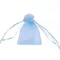 Organza ajándéktasak 4,5x7 cm - 8 világoskék (100 db-os csomagolás)