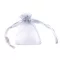 Organza ajándéktasak 4,5x7 cm - 9 világosszürke (10 db-os csomagolás)