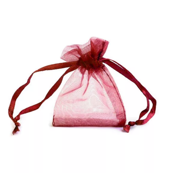 Organza ajándéktasak 4,5x7 cm - 11 bordó (50 db-os csomagolás) Organza ajándéktasak 4,5x7 cm - 11 bordó (50 db-os csomagolás)