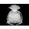 Organza ajándéktasak 13x18 cm - 1 fehér (10 db-os csomagolás)