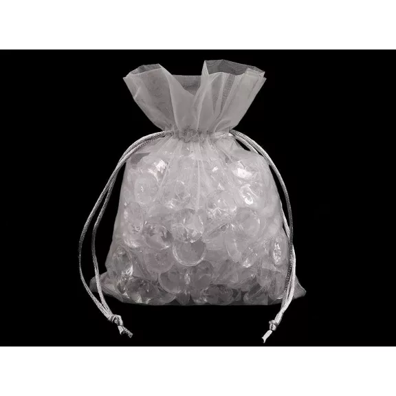 Organza ajándéktasak 13x18 cm - 11 vil. szürke (10 db-os csomagolás) Organza ajándéktasak 13x18 cm - 11 vil. szürke (10 db-os csomagolás)