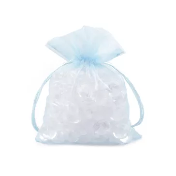   Organza ajándéktasak 13x18 cm - 14 (9) világoskék (100 db-os csomagolás)