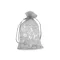 Organza ajándéktasak 10x15 cm - 1 ezüst (10 db-os csomagolás)
