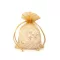 Organza ajándéktasak 10x15 cm - 3 (10 x 13 cm) arany (10 db-os csomagolás)