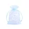 Organza ajándéktasak 10x15 cm - 15 világoskék (10 db-os csomagolás)